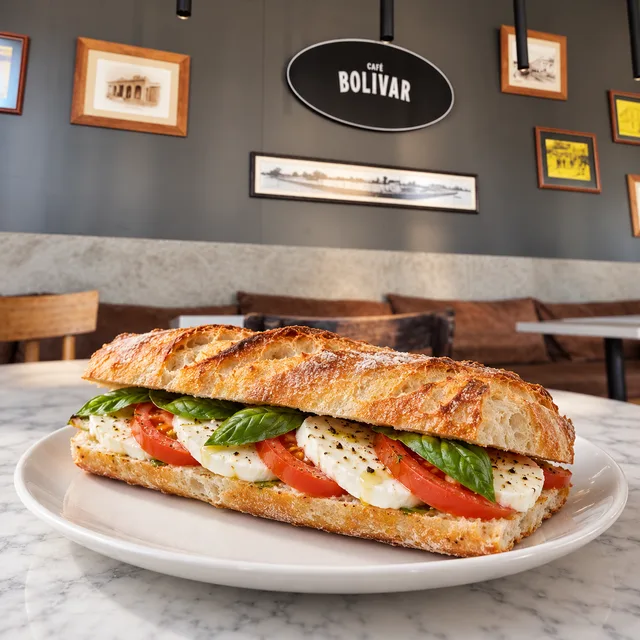Imagen ilustrativa de Baguette mediterránea